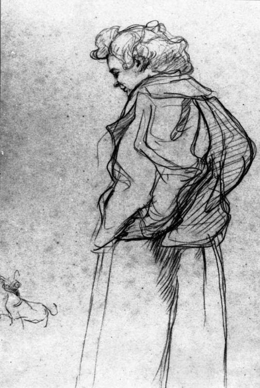 madame palmyre with her dog 1897.jpg